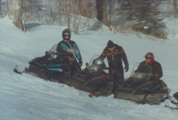 Picture of snowmobiles